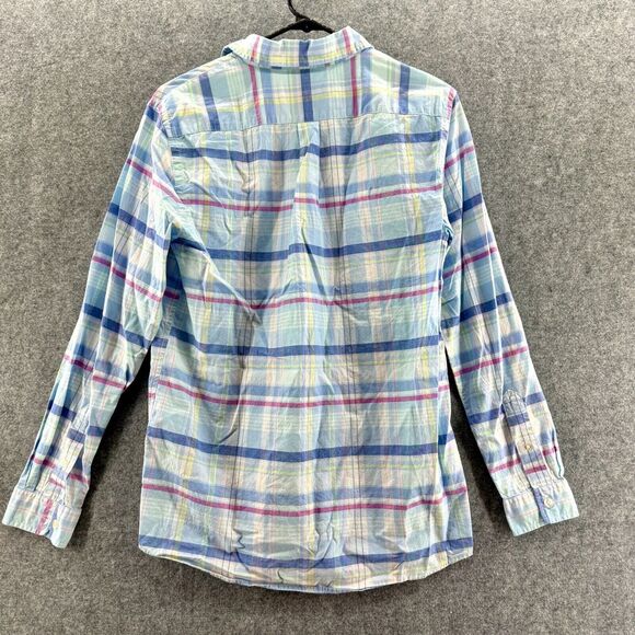 Vineyard Vines Long Sleeve Shirt Boys XL(18)  Blue Pastel Button Up Lightweight - Picture 2 of 9